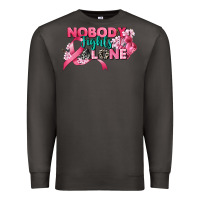 Smoke nobody fights alone cancer awareness Premium Sweatshirt - CowGirlArtShop
