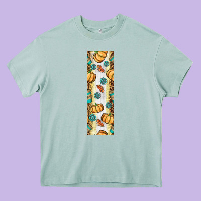 Pumpkin Fall Heavy Core Tee Designed By Bundleandbundleshop