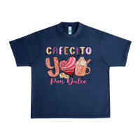 Navy cafecito y pan dulce Urban Heavy Tee - MaliasSmallBusiness