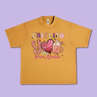 Cafecito Y Pan Dulce Urban Heavy Tee Designed By Maliassmallbusiness