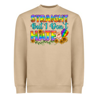 Mushroom LGBTQ+ Straight But I Don't Hate Heavyweight Sweatshirt - BundleAndBundleShop