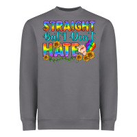 Storm LGBTQ+ Straight But I Don't Hate Heavyweight Sweatshirt - BundleAndBundleShop
