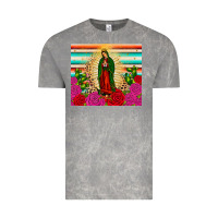 Cloud Rock our lady of guadalupe cactus leopard Vintage Tee - JahusDesignShop