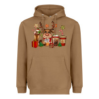 Toasted Coconut reindeer coffe cups christmas Heavyweight Hoodie - CowGirlArtShop