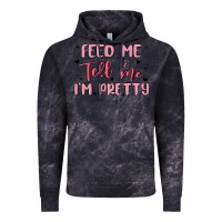 Cloud Black feed me and tell me im pretty Vintage Hoodie - MaliasSmallBusiness