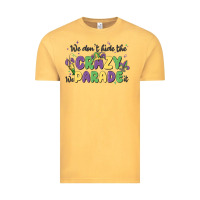 Vintage Mustard we don't hide the crazy we parade it Vintage Tee - MaliasSmallBusiness