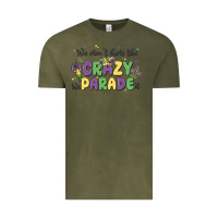 Vintage Olive we don't hide the crazy we parade it Vintage Tee - MaliasSmallBusiness