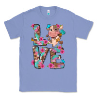 Colony Blue love little cute cow Classic Tee - NancyCooperArtShop