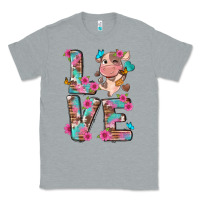 Heather Grey love little cute cow Classic Tee - NancyCooperArtShop