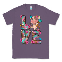 Lavender love little cute cow Classic Tee - NancyCooperArtShop