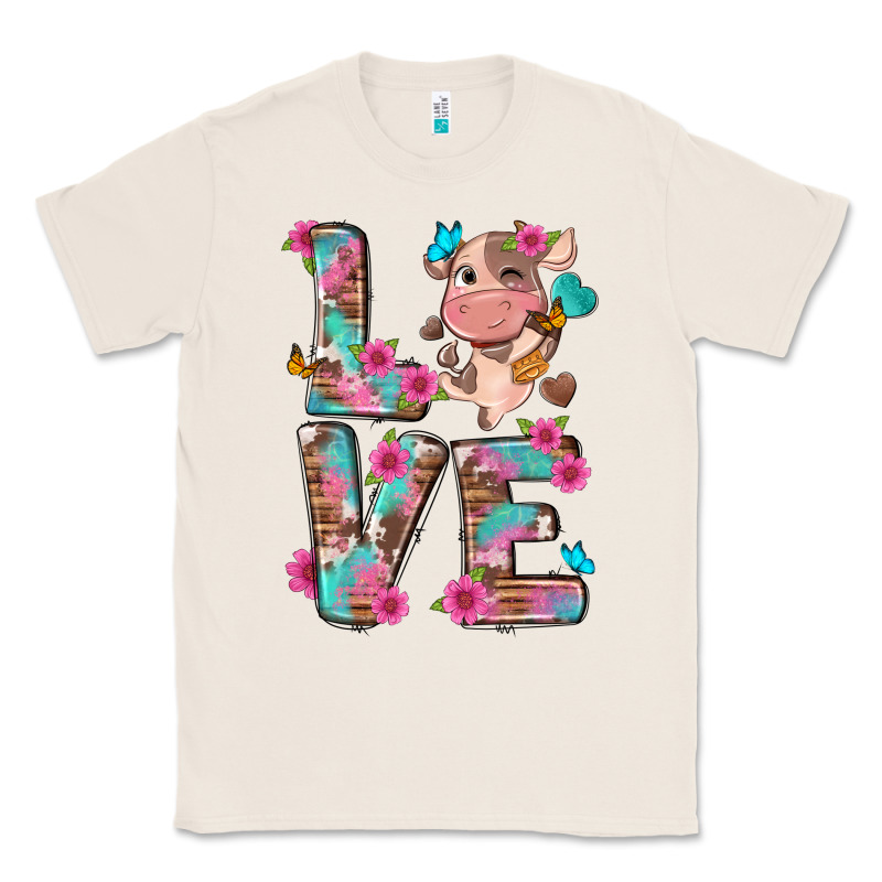 Love Little Cute Cow Classic Tee by NancyCooperArtShop | Teevron