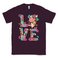 Plum love little cute cow Classic Tee - NancyCooperArtShop