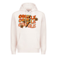 Pale Pink gobble gobble gobble Premium Hoodie - CowGirlArtShop