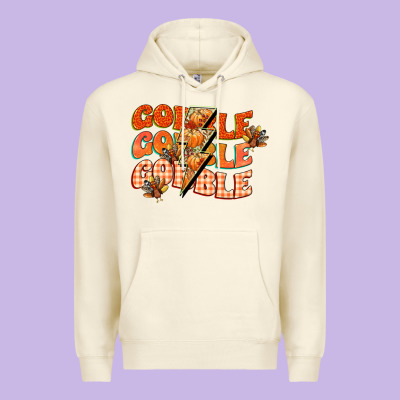 Gobble Gobble Gobble Premium Hoodie Designed By Cowgirlartshop