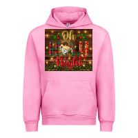 Fuchsia Pink oh holy night Urban Hoodie - BundleAndBundleShop