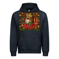 Navy oh holy night Urban Hoodie - BundleAndBundleShop
