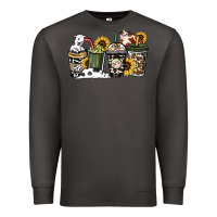 Smoke cowhide coffee cup Premium Sweatshirt - HowdyJamesFarm