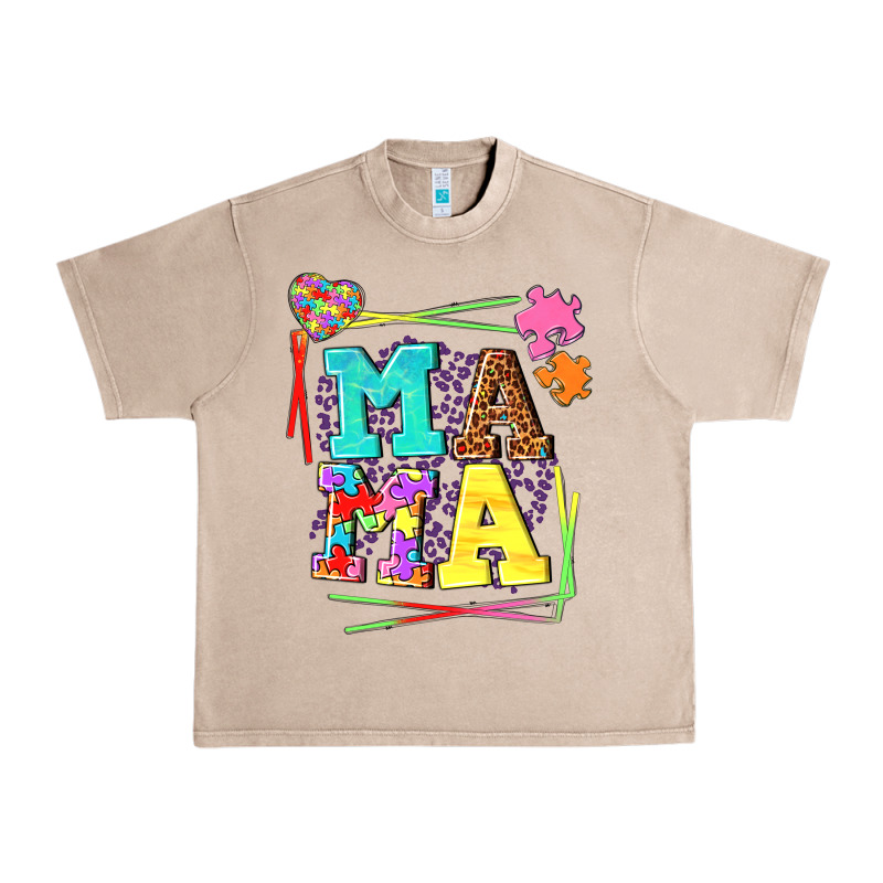 Autism Mama Urban Heavy Tee by NancyCooperArtShop | Teevron