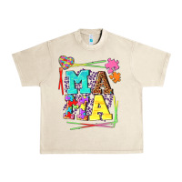 Sandshell Autism Mama Urban Heavy Tee - NancyCooperArtShop