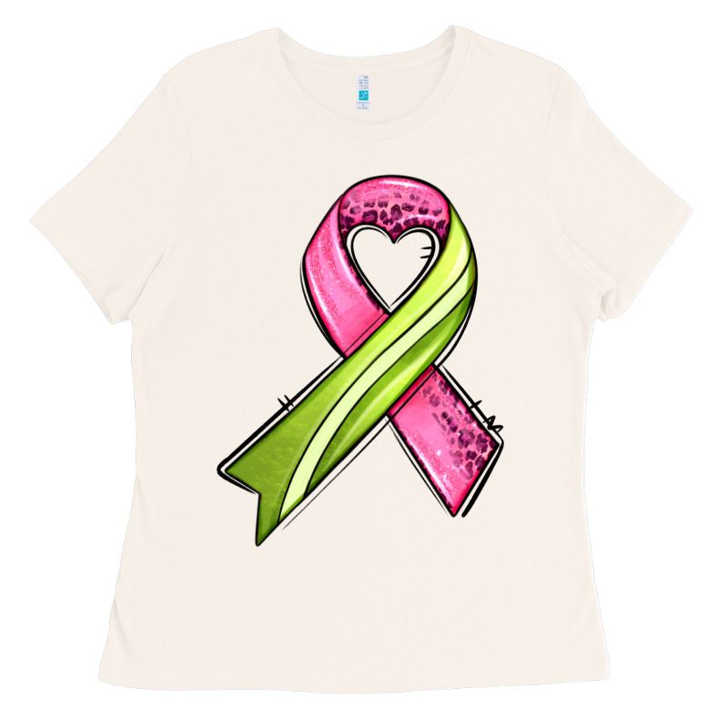Breast Cancer Sport Ribbons Ladies Tee by AdoDesignShop | Teevron