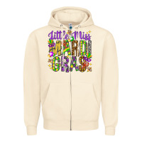 Sandshell Little miss Mardi Gras Zipper Hoodie - NancyCooperArtShop