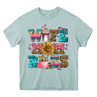 Arona wife mom boss Heavy Core Tee - AdoDesignShop
