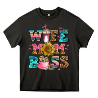 Asphalt wife mom boss Heavy Core Tee - AdoDesignShop