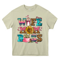 Mossy wife mom boss Heavy Core Tee - AdoDesignShop