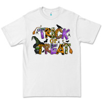 White trick or treat Premium Tee - BundleAndBundleShop