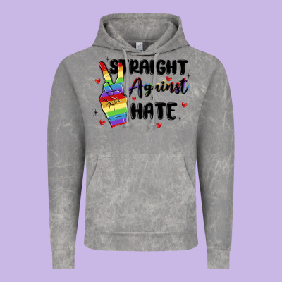Gay Pride Vintage Hoodie Designed By Maliassmallbusiness