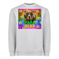 Western Papa Bear Lgbtq+ Tumbler Heavyweight Sweatshirt | Teevron