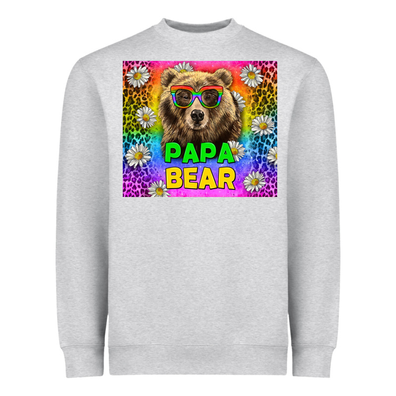 Western Papa Bear Lgbtq+ Tumbler Heavyweight Sweatshirt by BundleAndBundleShop | Teevron