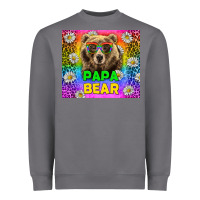Storm Western Papa Bear LGBTQ+ Tumbler Heavyweight Sweatshirt - BundleAndBundleShop