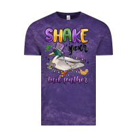 Cloud Purple shake your tail feather mardi gras Vintage Tee - MaliasSmallBusiness