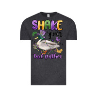 Vintage Black shake your tail feather mardi gras Vintage Tee - MaliasSmallBusiness