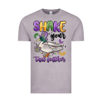 Vintage Zinc shake your tail feather mardi gras Vintage Tee - MaliasSmallBusiness