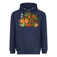 Navy fall heart Heavyweight Hoodie - CowGirlArtShop