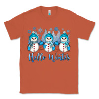 Copper snowman hello winter Classic Tee - JahusDesignShop
