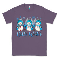 Lavender snowman hello winter Classic Tee - JahusDesignShop