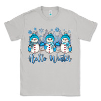 Moon Dust snowman hello winter Classic Tee - JahusDesignShop