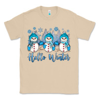 Mushroom snowman hello winter Classic Tee - JahusDesignShop