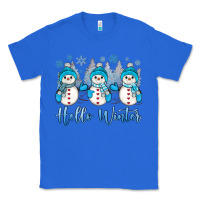 True Royal snowman hello winter Classic Tee - JahusDesignShop