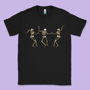 Dancing Skeletons Classic Tee Designed By Maliassmallbusiness