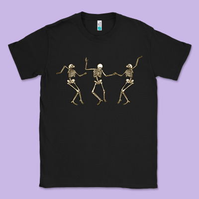 Dancing Skeletons Classic Tee Designed By Maliassmallbusiness