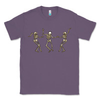 Lavender dancing skeletons Classic Tee - MaliasSmallBusiness