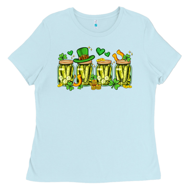 St. Patricks Day Pickle Ladies Tee by Artiststas | Teevron