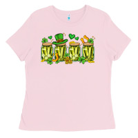 Bubblegum Pink st. patricks day pickle Ladies Tee - Artiststas