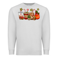Dove Grey christmas cup cakes coffee cups Premium Sweatshirt - CowGirlArtShop