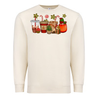 Sandshell christmas cup cakes coffee cups Premium Sweatshirt - CowGirlArtShop