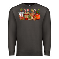 Smoke christmas cup cakes coffee cups Premium Sweatshirt - CowGirlArtShop
